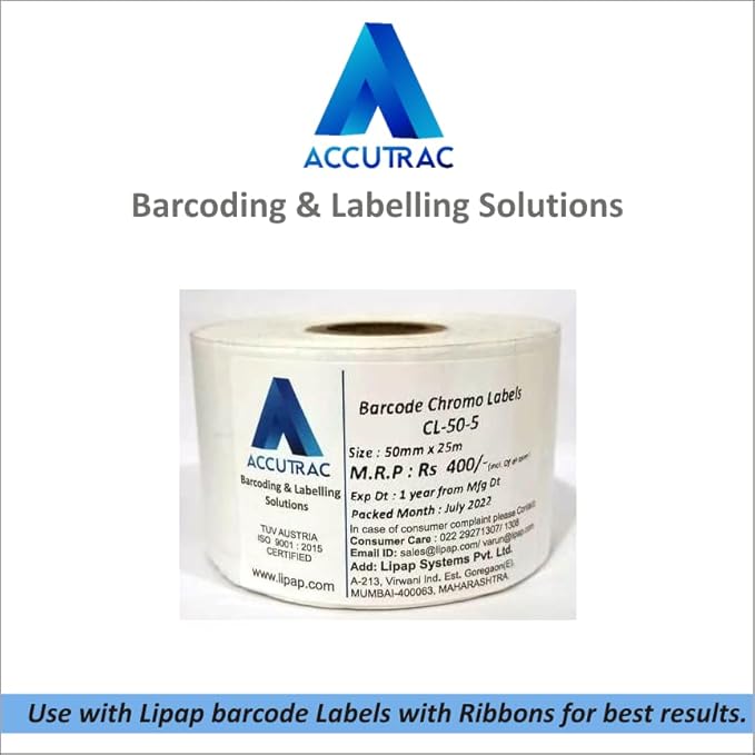 ACCUTRAC TTR WAX RIBBON - 40mm x 300m - Pack of 5