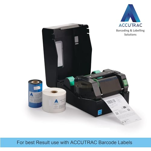 ACCUTRAC 100mm X 75mm Barcode Chromo Paper Labels Stickers (Pack of 3)