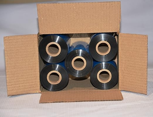 ACCUTRAC 80mm X 300 Meters Thermal Transfer Barcode Labels Ribbon Premium Wax - PACK of 5