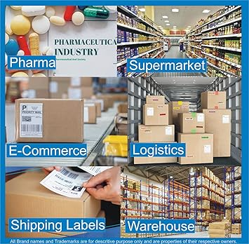 ACCUTRAC 38mm X 15mm Barcode Labels 2000 labels per Roll,1 up (Pack of 5)