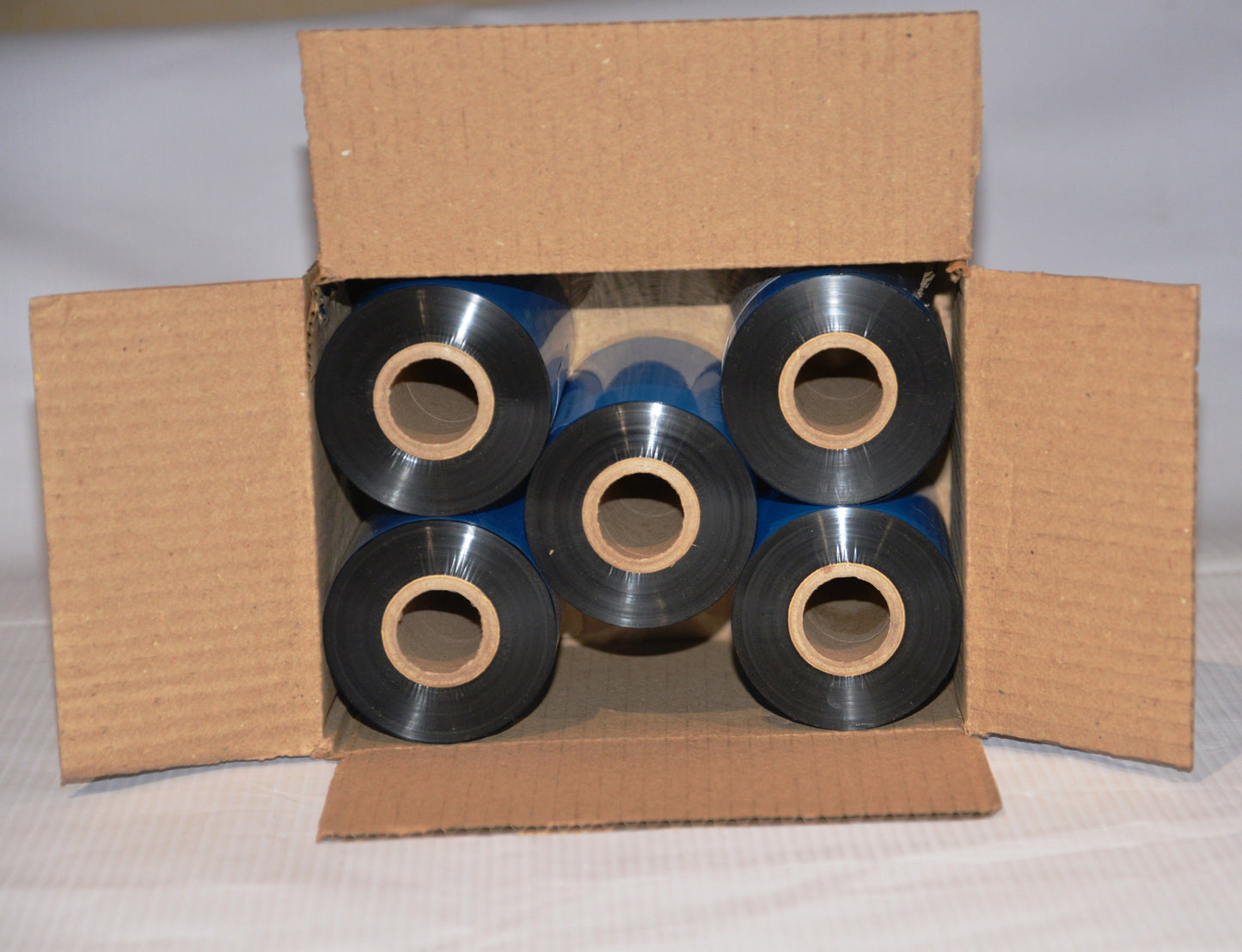 ACCUTRAC 80mm X 300 Meters Thermal Transfer Barcode Labels Ribbon Premium Wax - PACK of 5