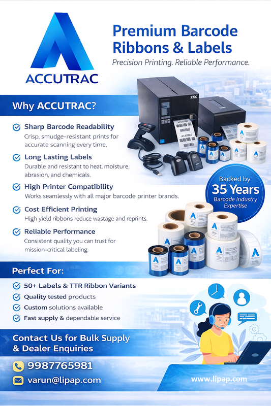 ACCUTRAC PREMIUM BARCODE RIBBONS & LABELS