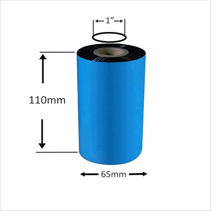 ACCUTRAC 110 X 300 Meters Thermal Transfer Barcode Ribbon Premium Wax for Printer TSC, Zebra, Citzen, Datamax, Toshiba, Sato Etc (Pack of 5)