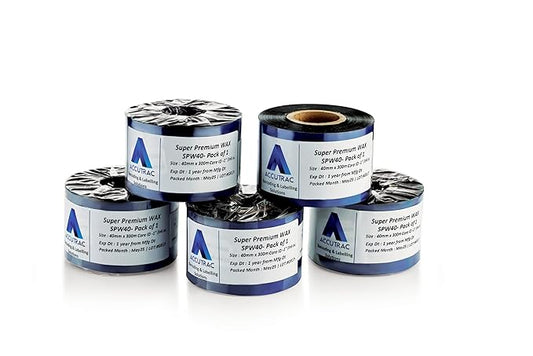 ACCUTRAC TTR RESIN RIBBON - 110mm x 75m - Pack of 5
