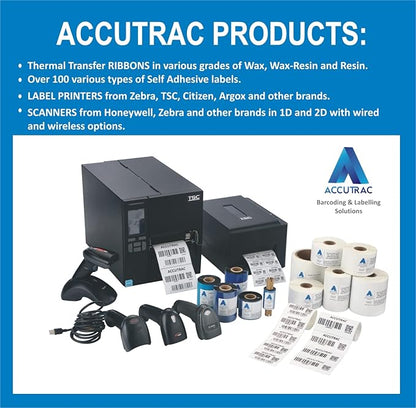 ACCUTRAC TTR RESIN RIBBON - 110mm x 75m - Pack of 3