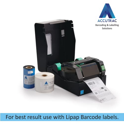 ACCUTRAC 80mm X 300 Meters Thermal Transfer Barcode Labels Ribbon Premium Wax - PACK of 5