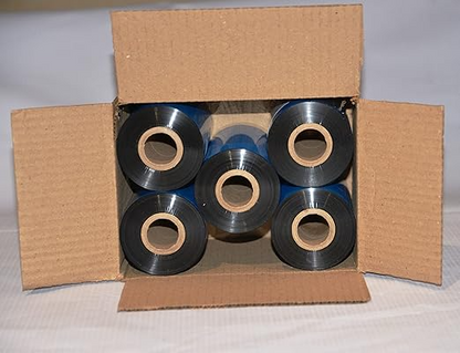ACCUTRAC 80mm X 300 Meters Thermal Transfer Barcode Labels Ribbon Premium Wax - PACK of 5