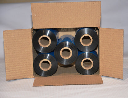 ACCUTRAC 80mm X 300 Meters Thermal Transfer Barcode Labels Ribbon Premium Wax - PACK of 5
