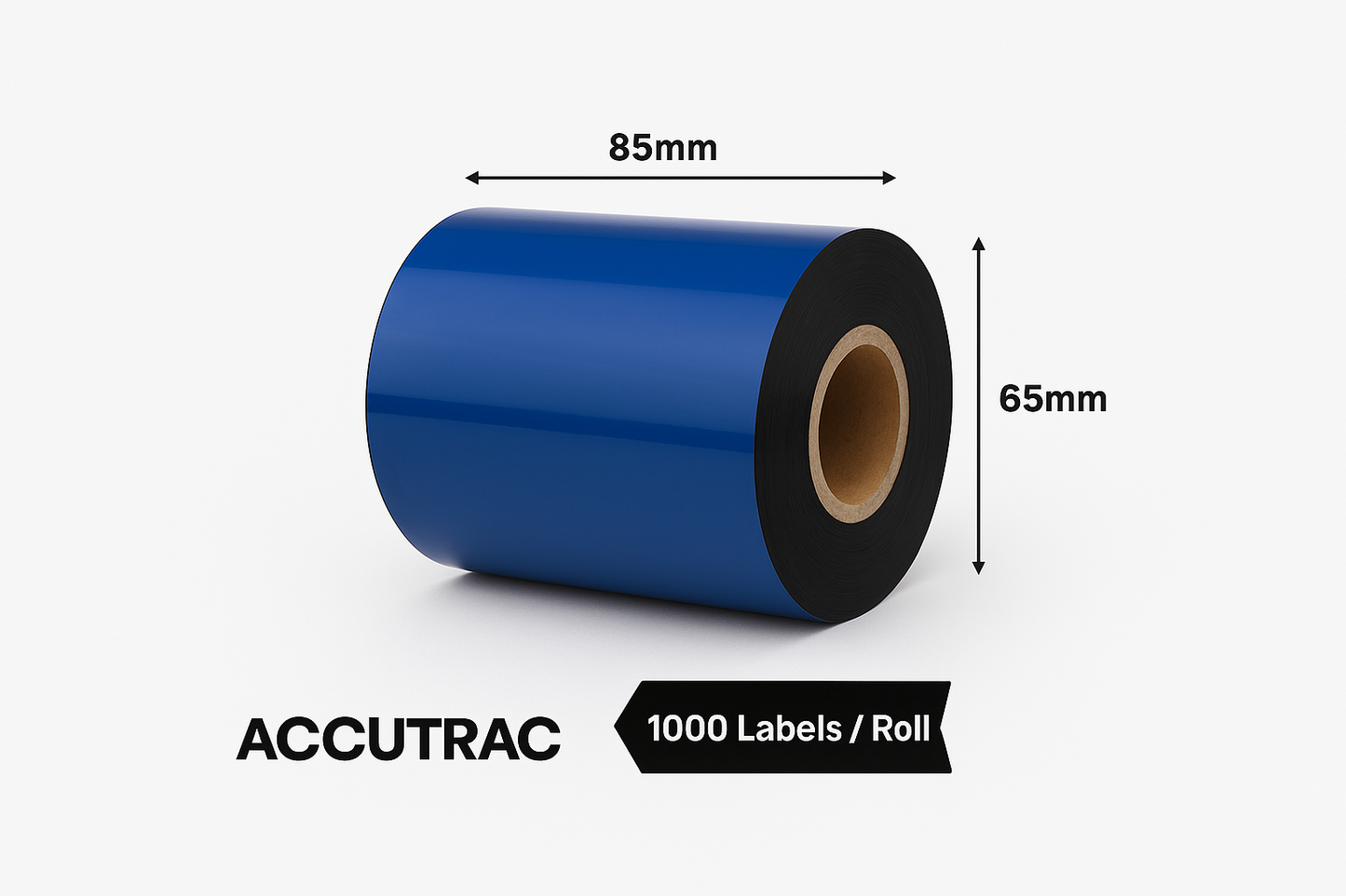 ACCUTRAC 85 X 300 Meters Thermal Transfer Barcode Labels Ribbon Premium Wax for Printer TSC, Zebra, Citzen, Datamax, Thosiba, Sato Etc (Pack of 3)