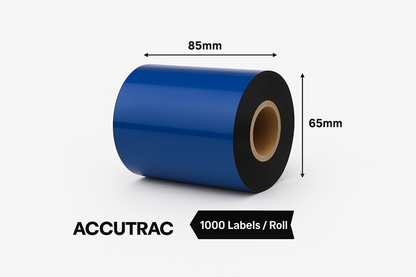 ACCUTRAC 85 X 300 Meters Thermal Transfer Barcode Labels Ribbon Premium Wax for Printer TSC, Zebra, Citzen, Datamax, Thosiba, Sato Etc (Pack of 3)